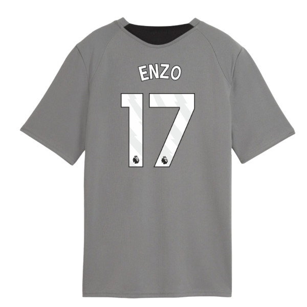 2026-2027 Man City Training Jersey (Cast Iron) - Kids (Enzo 17)
