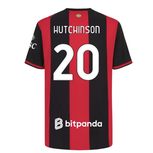 2026-2027 AC Milan match-style Home Shirt (Hutchinson 20)