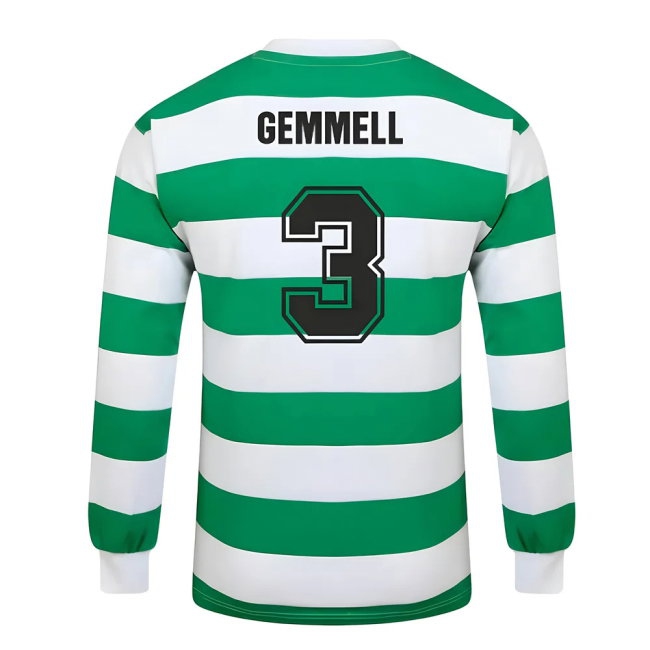 Celtic 1967 European Cup Winners Long Sleeve Retro Shirt (Gemmell 3)