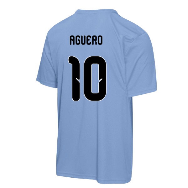 FIFA Argentina 2026 World Cup Poly Tshirt (Blue) (Aguero 10)