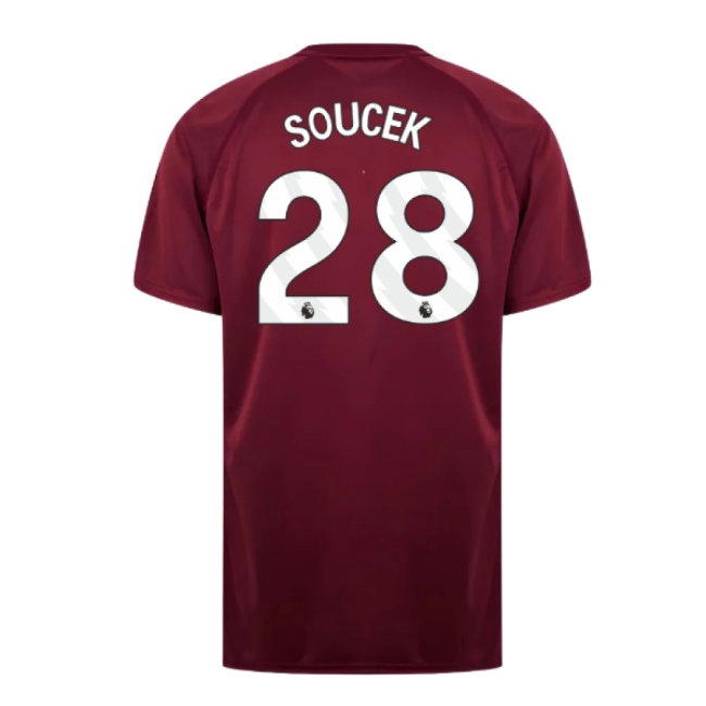 West Ham United Poly T-Shirt (Claret/Blue) (Soucek 28)