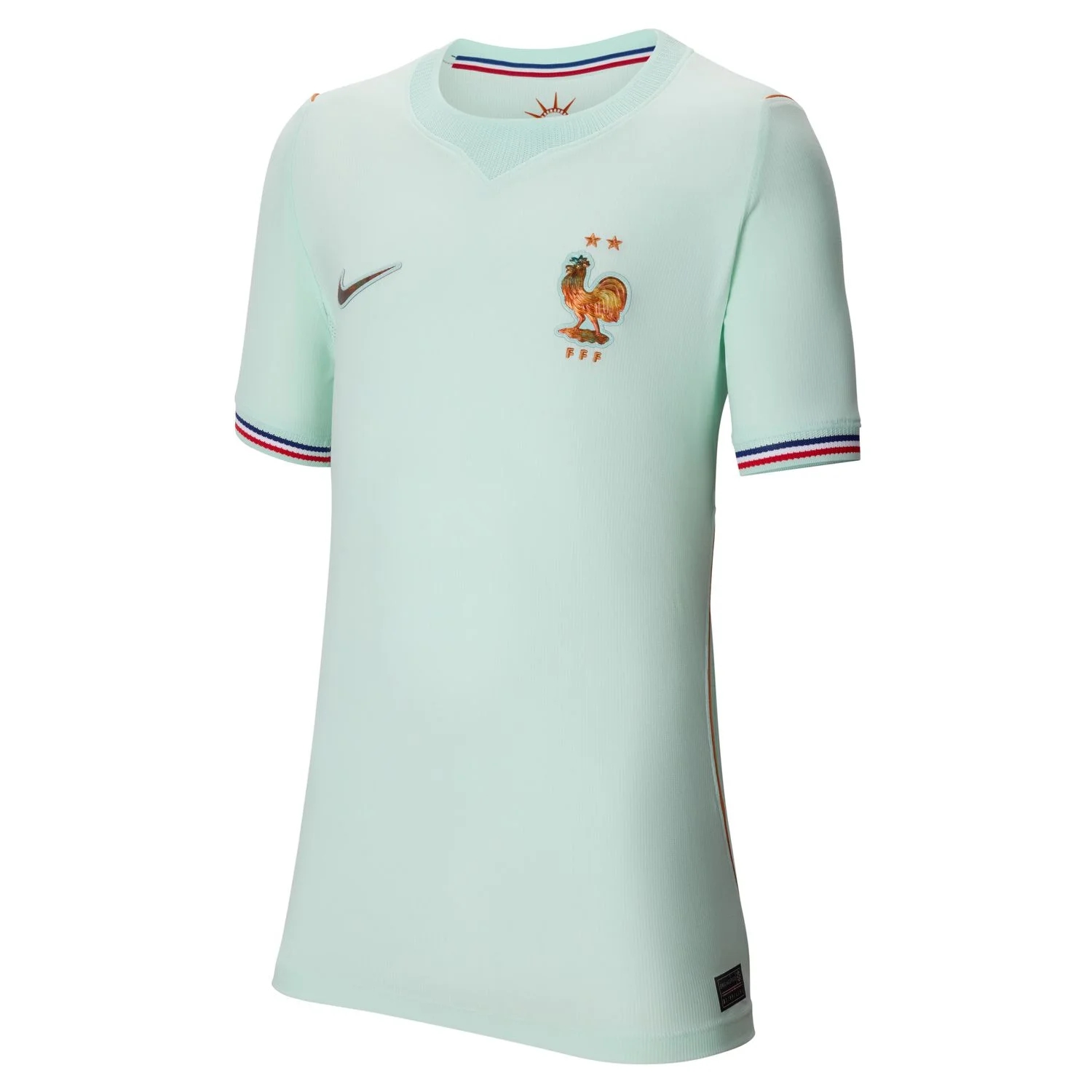 France 2026 Away Youth Jersey - Liberty Teal Edition Kit