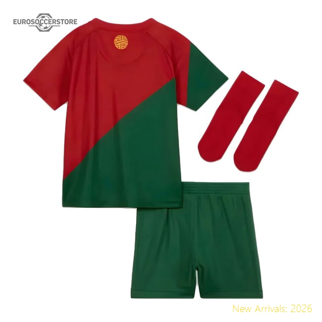 Portugal Baby 2022-2023 Home Kit Kit Premium Team Supporter Gear-PitchVibe Kits