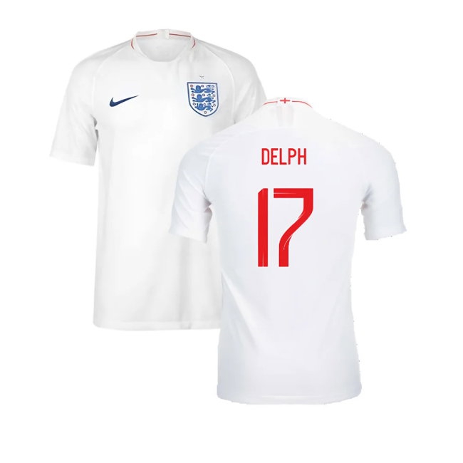 2018-2019 England match-style Home Shirt (Delph 17)