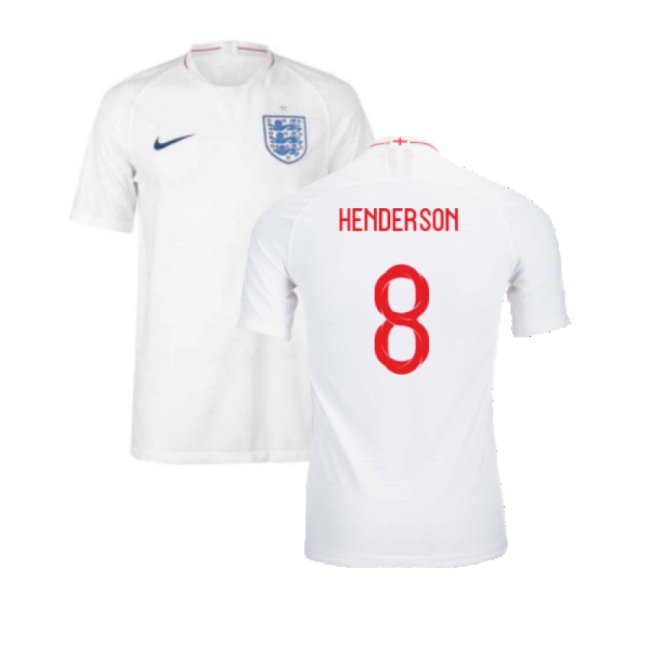2018-2019 England match-style Home Shirt (Henderson 8)