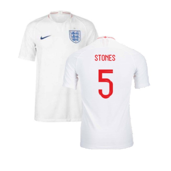 2018-2019 England match-style Home Shirt (Stones 5)