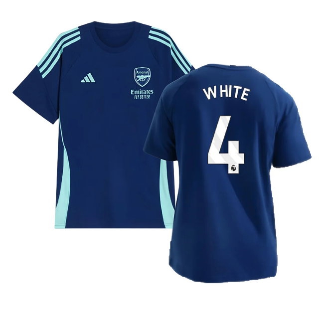 2024-2025 Arsenal Training Tee (Night Sky) (White 4)
