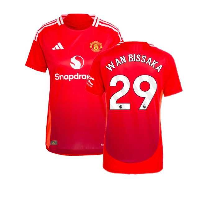 2024-2025 Man Utd match-style Home Shirt (Womens) (Wan Bissaka 29)