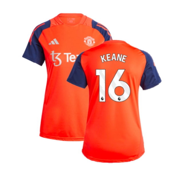 2024-2025 Man Utd Training Jersey (Red) - Womens (Keane 16)