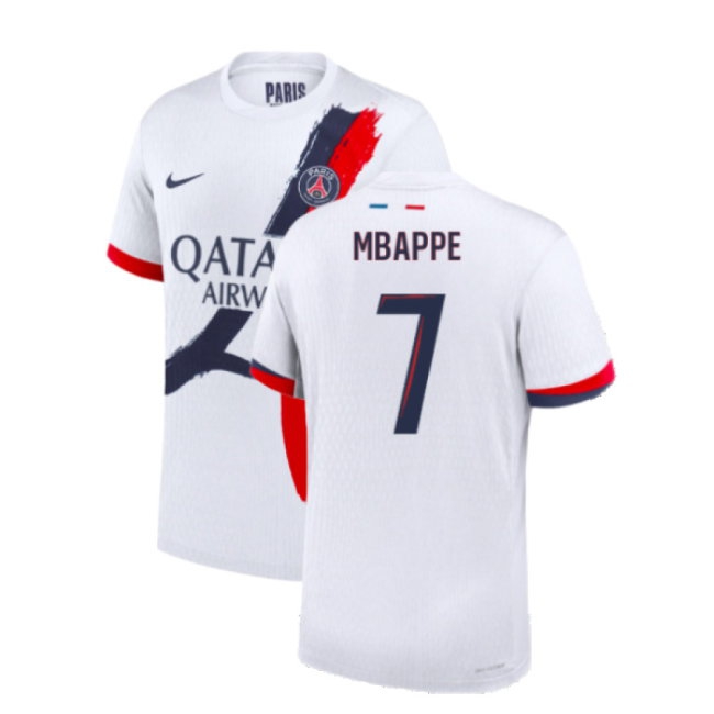 2024-2025 PSG Away match-style Dri- Shirt (Mbappe 7)