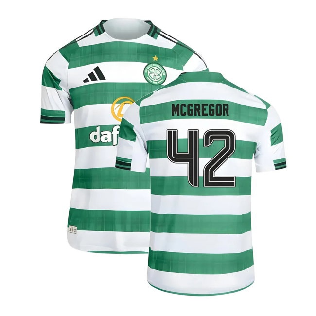 2025-2026 Celtic match-style Home Shirt (McGregor 42)