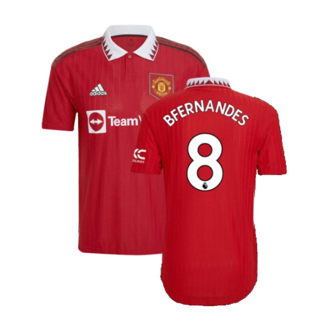 2022-2023 Man Utd match-style Home Shirt (B FERNANDES 8)