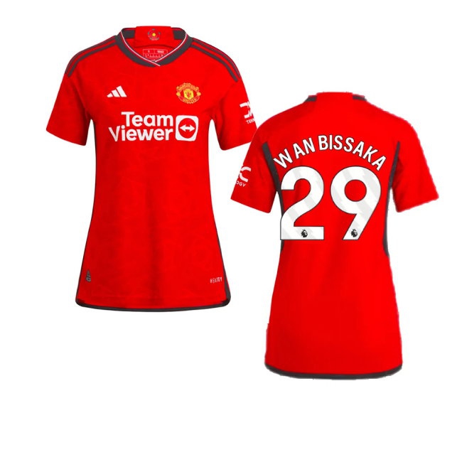 2023-2024 Man Utd match-style Home Shirt (Ladies) (Wan Bissaka 29)