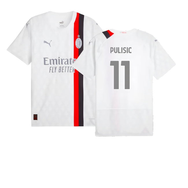 2023-2024 AC Milan Away match-style Shirt (Pulisic 11)