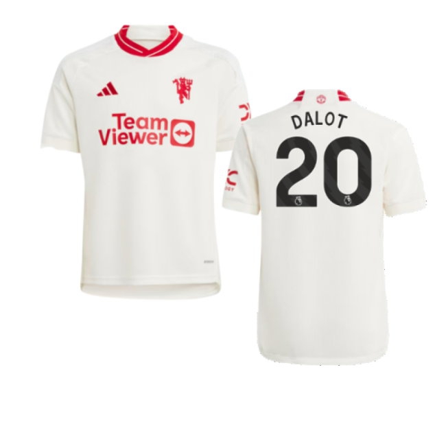 2023-2024 Man Utd Third Shirt (Kids) (Dalot 20)