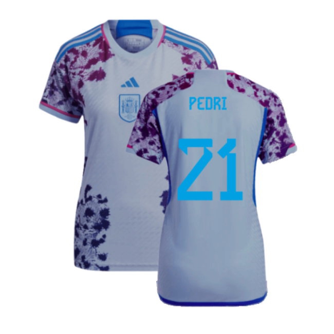 2023-2024 Spain match-style Away Jersey - Ladies (Pedri 21)