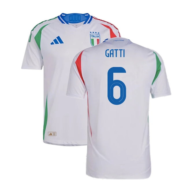 2024-2025 Italy match-style Away Shirt (GATTI 6)