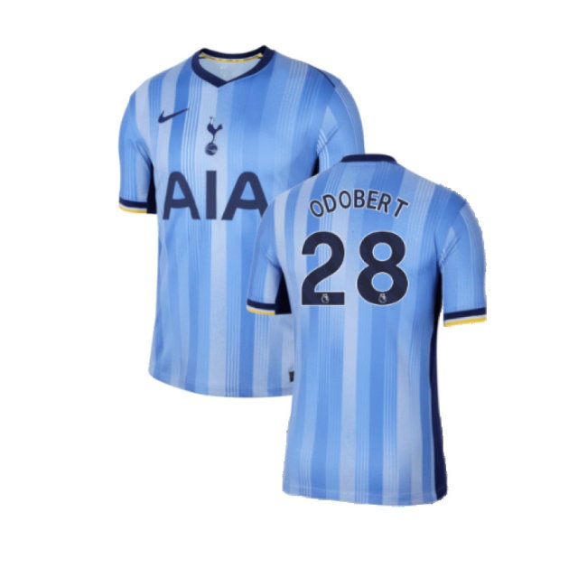 2024-2025 Tottenham Hotspur Away Shirt (Kids) (Odobert 28)