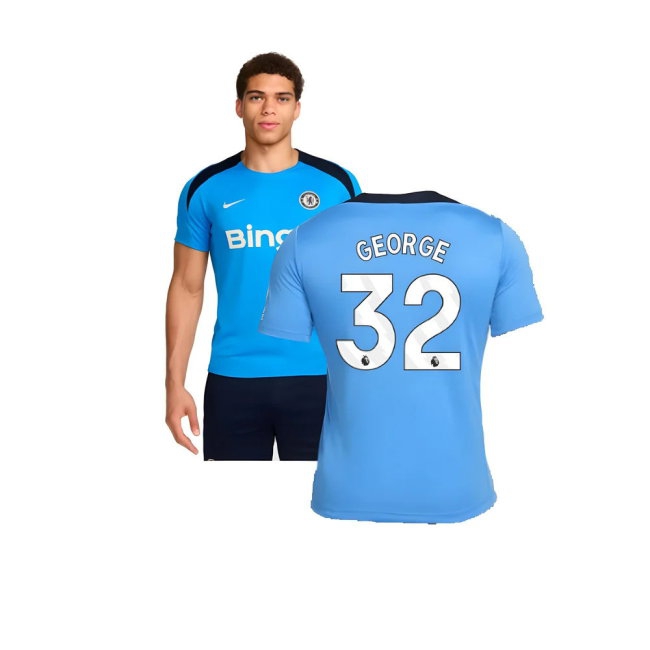 2024-2025 Chelsea Knit Shirt (Light Photo Blue) (George 32)