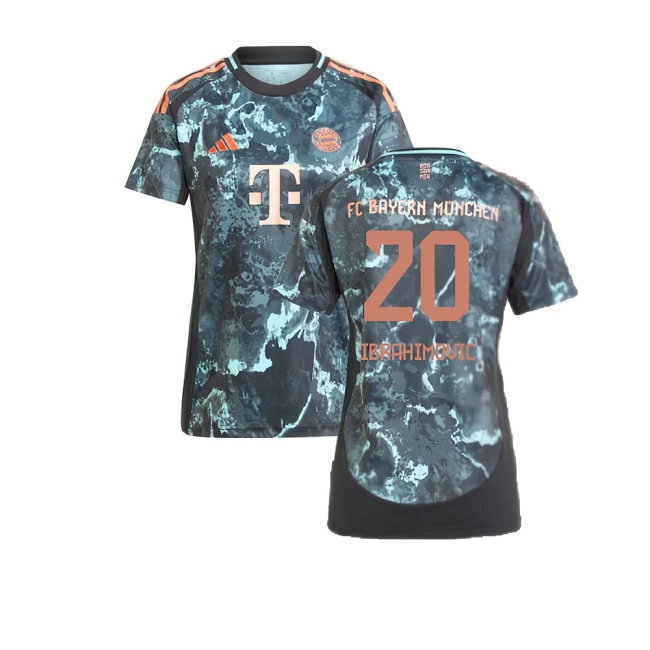 2024-2025 Bayern Munich Away Shirt (Womens) (Ibrahimovic 20)