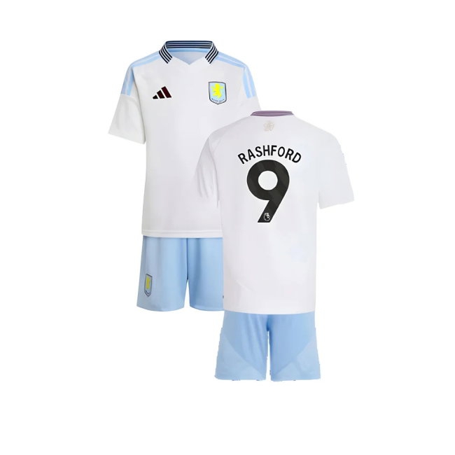 2024-2025 Aston Villa Away Mini Kit (Rashford 9)