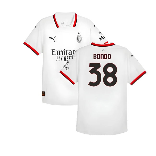 2024-2025 AC Milan Away match-style Shirt (Bondo 38)
