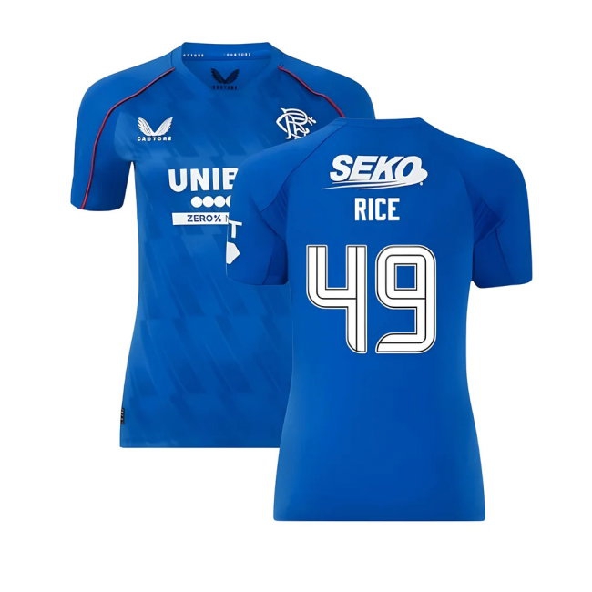 2024-2025 Rangers Home Shirt (Womens) (Rice 49)