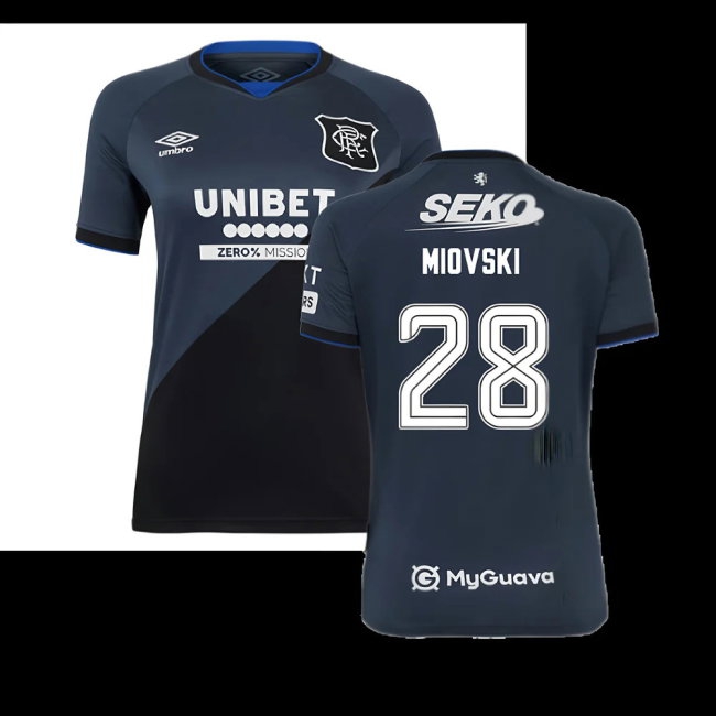 2025-2026 Rangers Third Shirt - Womens (Miovski 28)
