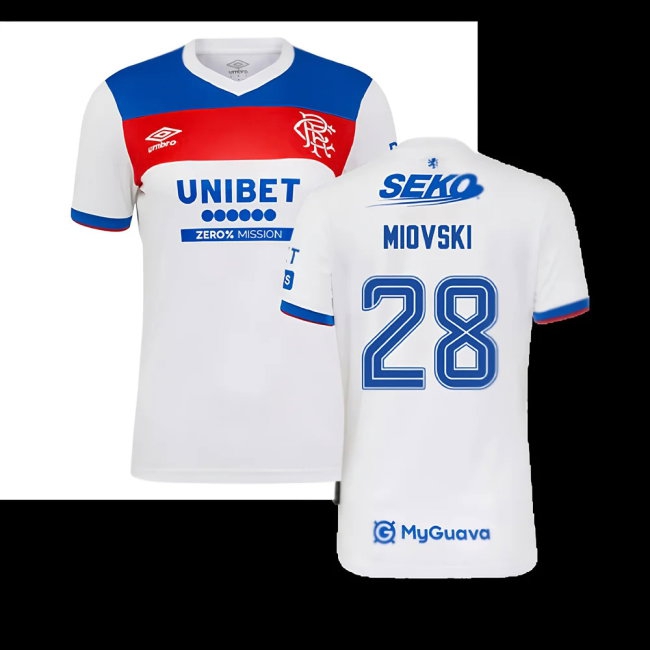 2025-2026 Rangers Away Shirt (Womens) (Miovski 28)