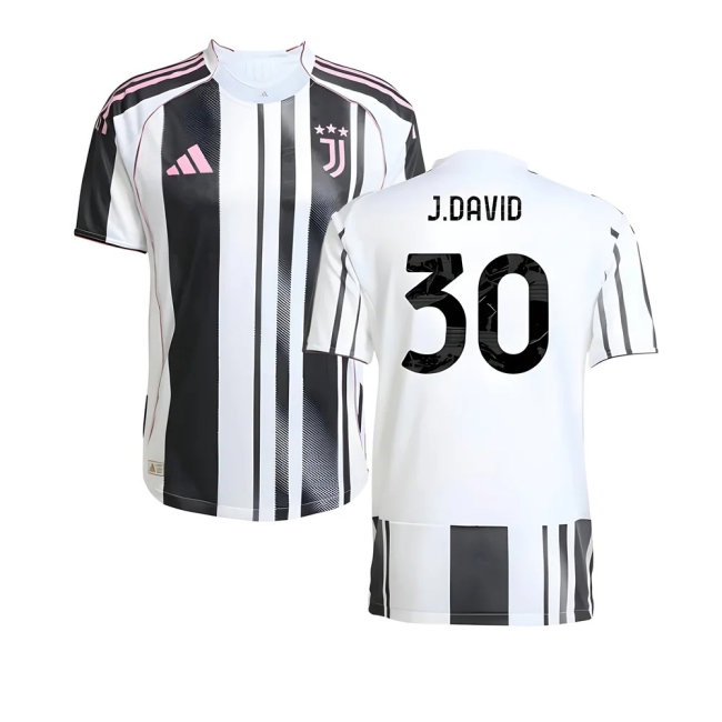 2025-2026 Juventus match-style Home Shirt (J.David 30)