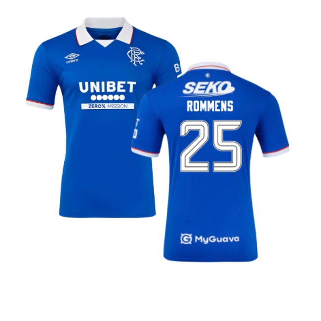 2025-2026 Rangers match-style Home Shirt (Rommens 25)