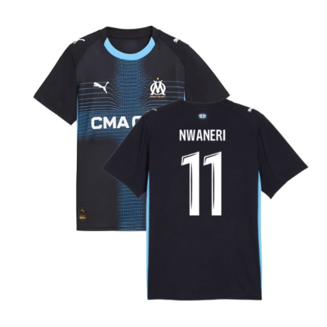2025-2026 Marseille Away Shirt (Kids) (Nwaneri 11)