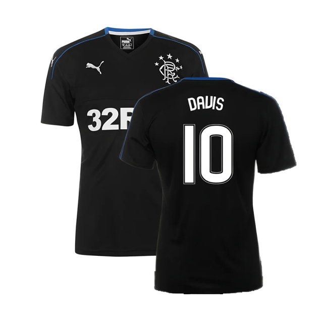 Rangers 2017-18 Third Shirt ((Mint) XXL) (DAVIS 10)