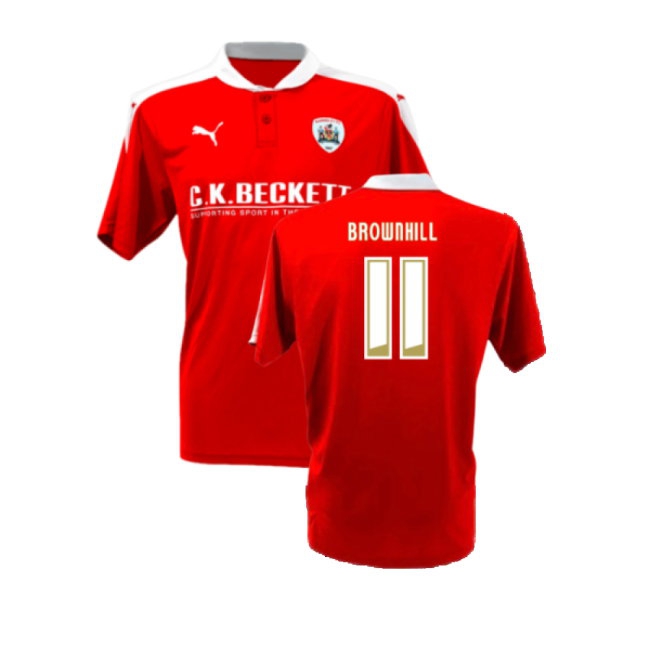 Barnsley 2015-16 Home Shirt (L) (Excellent) (Brownhill 11)