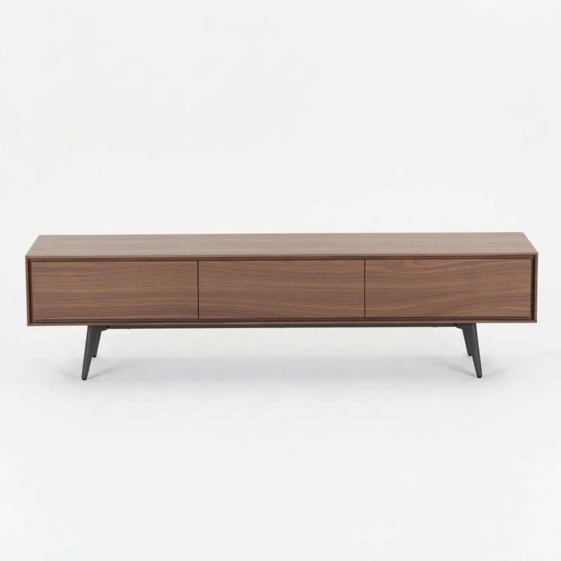 TV-Lowboard MDF Walnussfurnier 180 cm