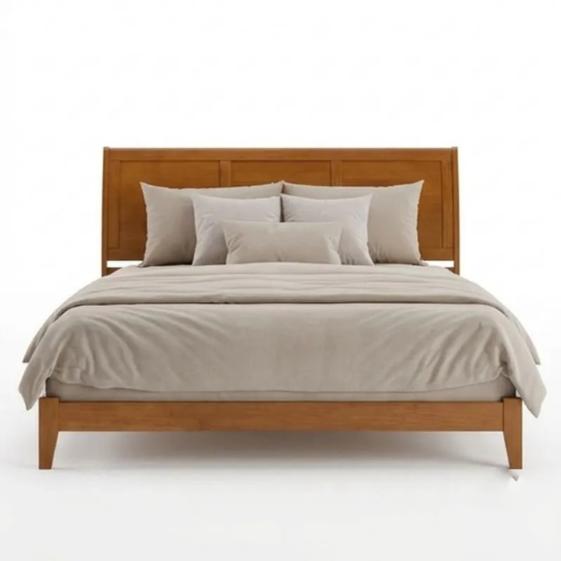 Massivholzbett Braun 200x180 cm
