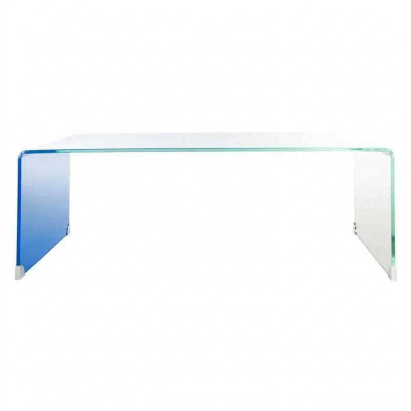 Glas Couchtisch aus gehärtetem Glas 120x60x40 cm