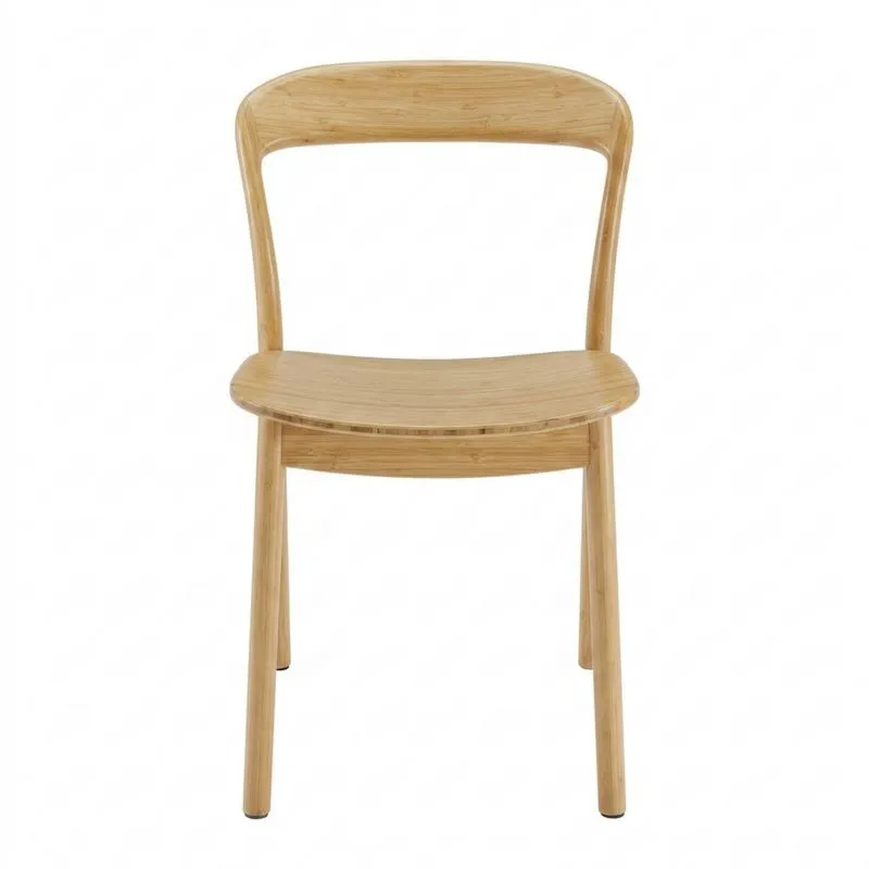 Stuhl aus Bambus Natur 80cm