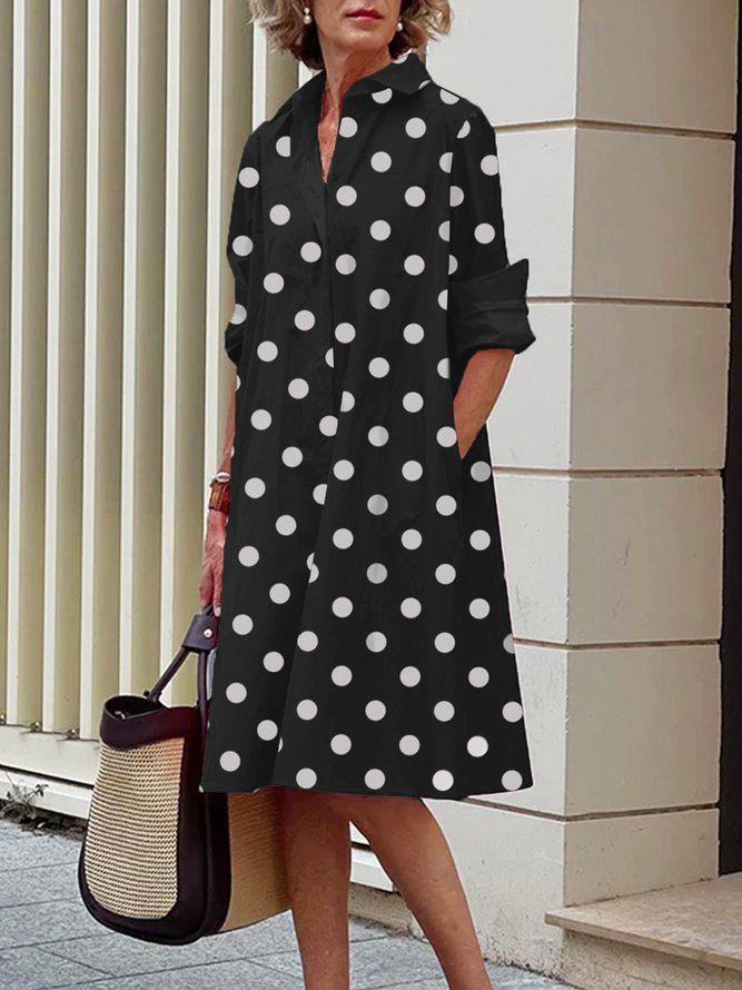 lässiges und elegantes Cardigan-Kleid im Color-Blocking-Stil