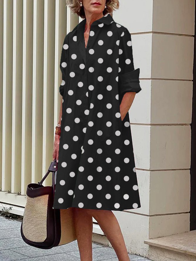 lässiges und elegantes Cardigan-Kleid im Color-Blocking-Stil