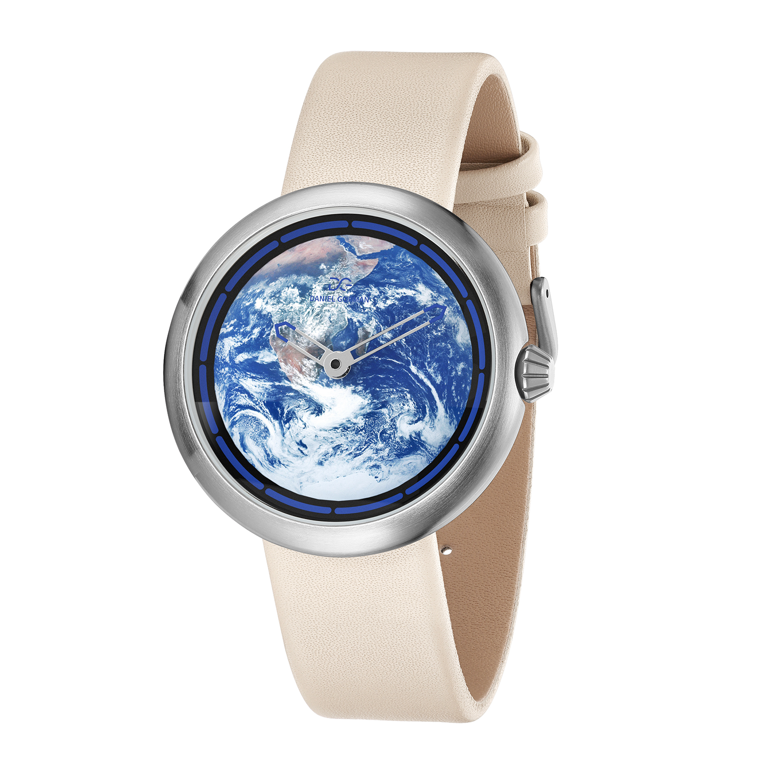 π Series Watch 3D Moon Dial Space-Inspired Wristwatch DG9314