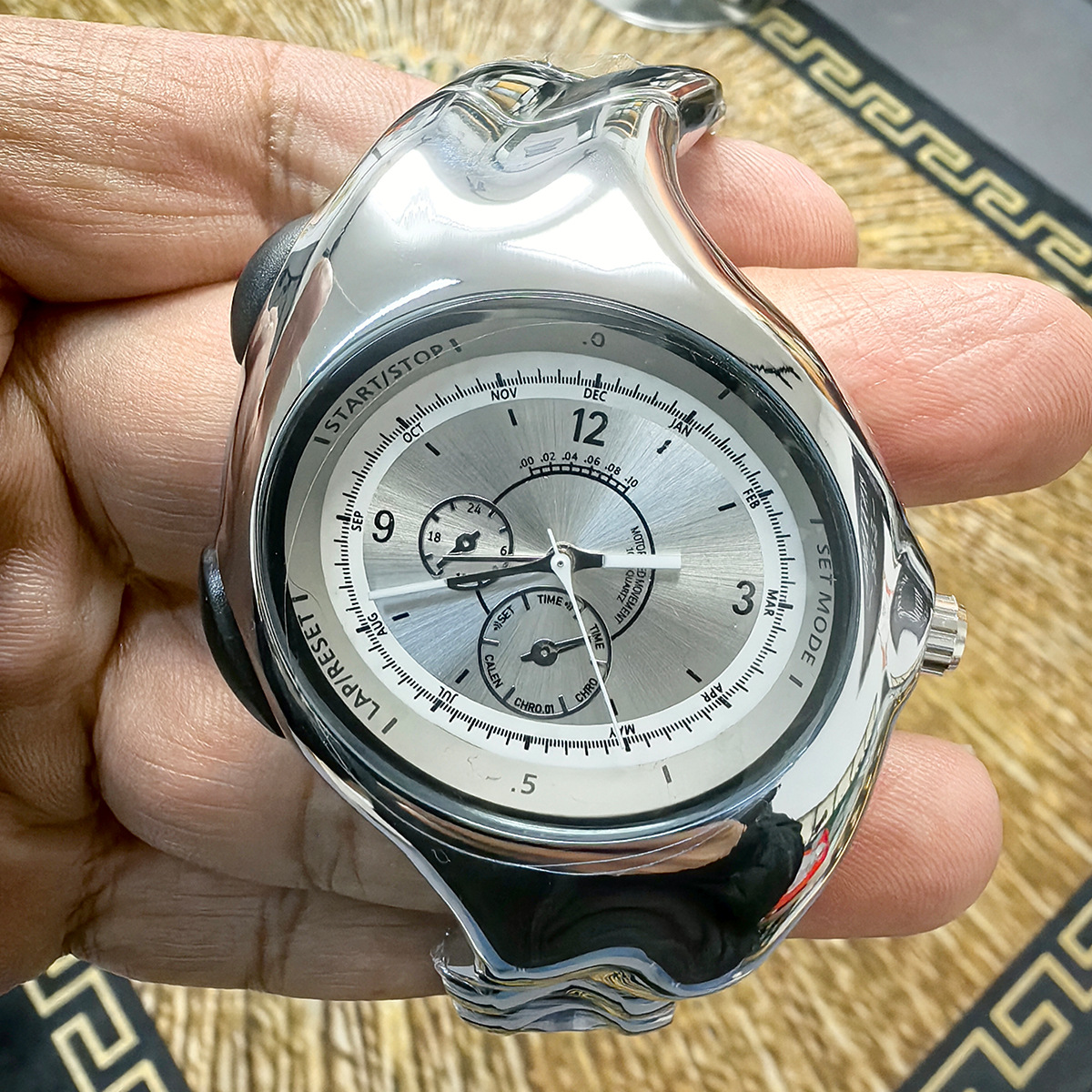 Y2K Liquid Metal Chrono