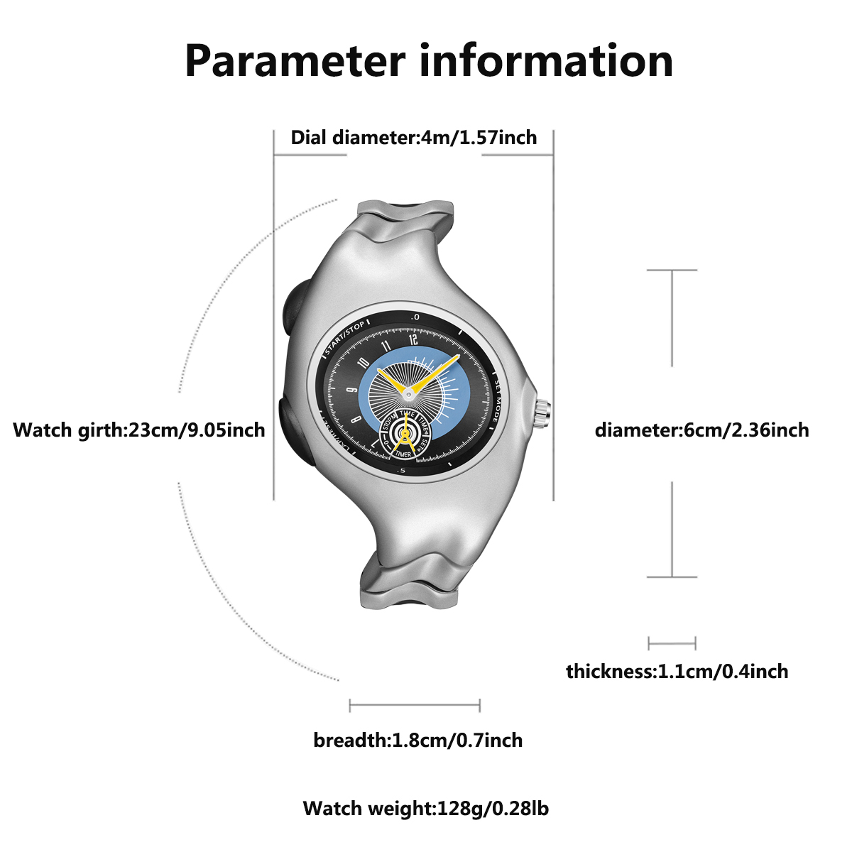 Y2K Liquid Metal Chrono