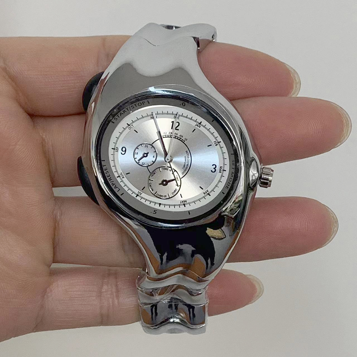 Y2K Liquid Metal Chrono