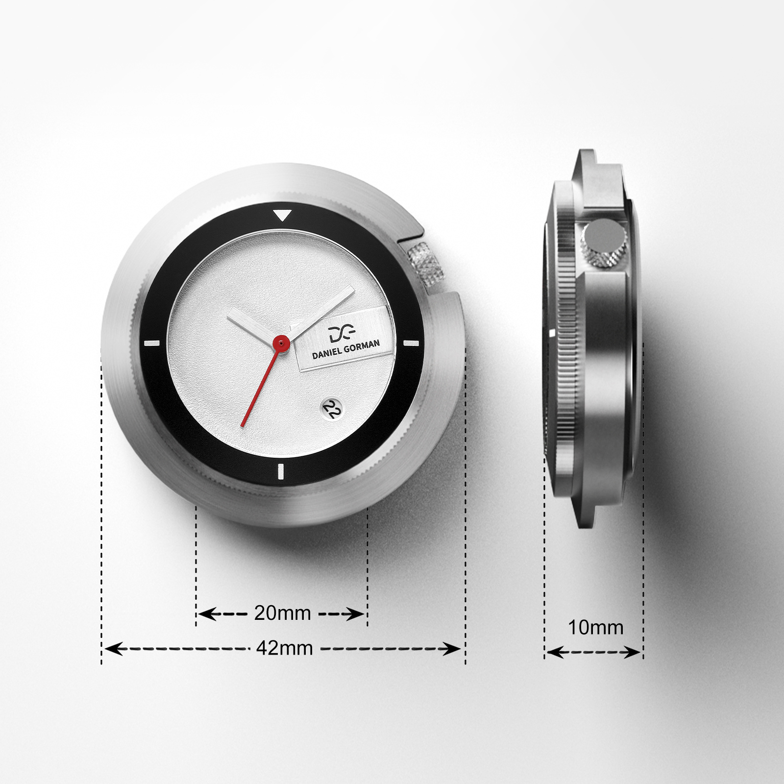 DG9317 Modular Geometry Watch – Interchangeable Bezel Edition
