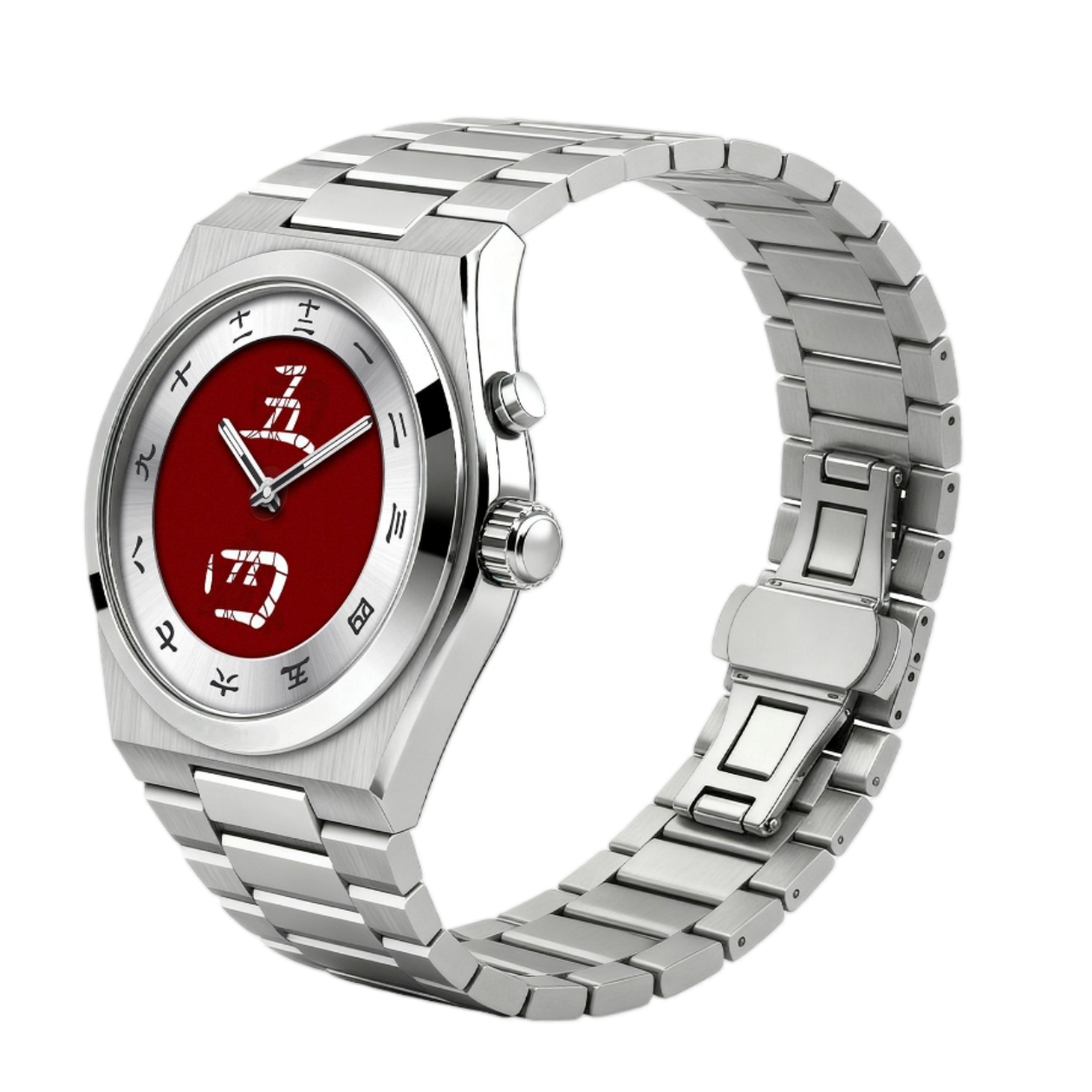 1970s Retro-Futuristic Digital Watch - A0332