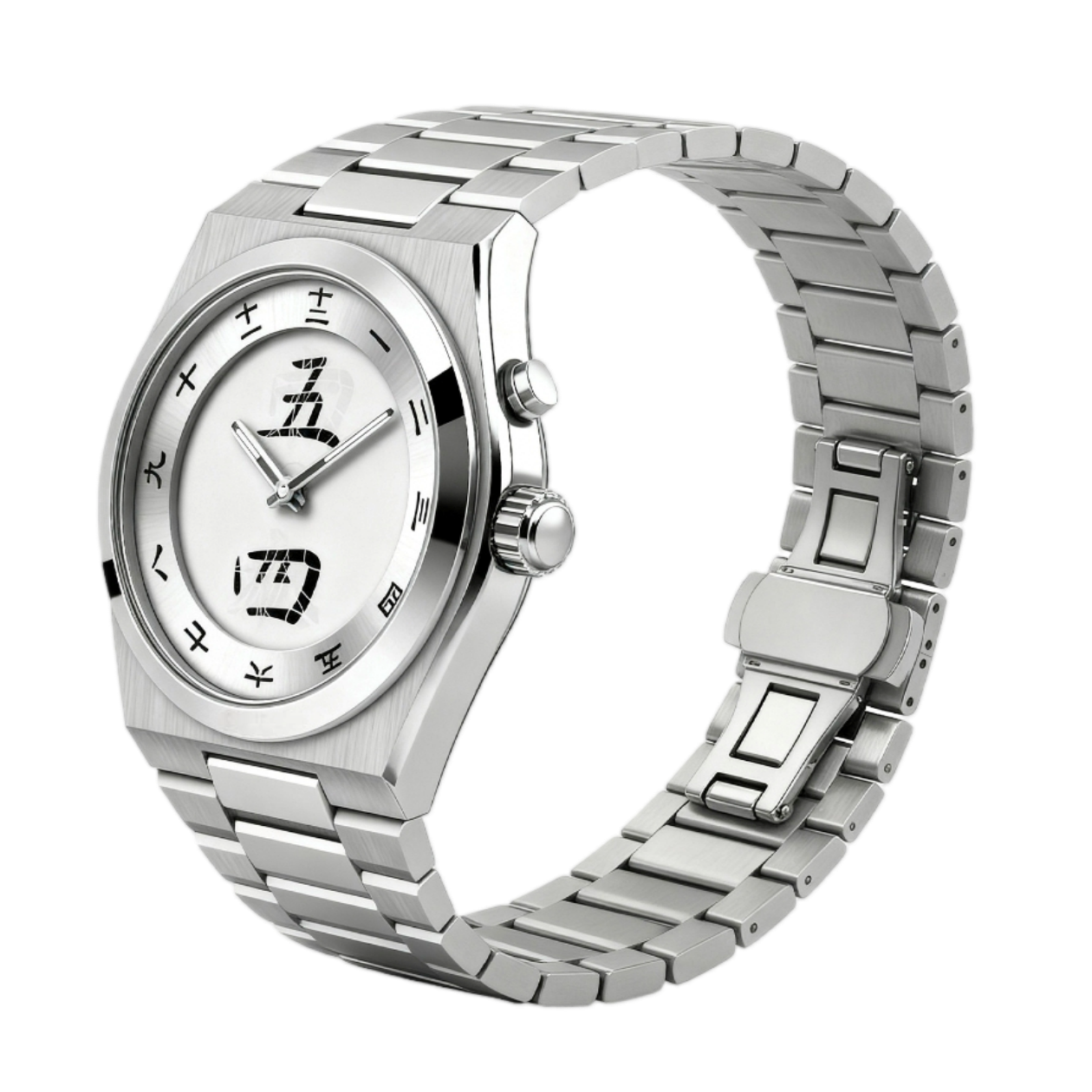 1970s Retro-Futuristic Digital Watch - A0332