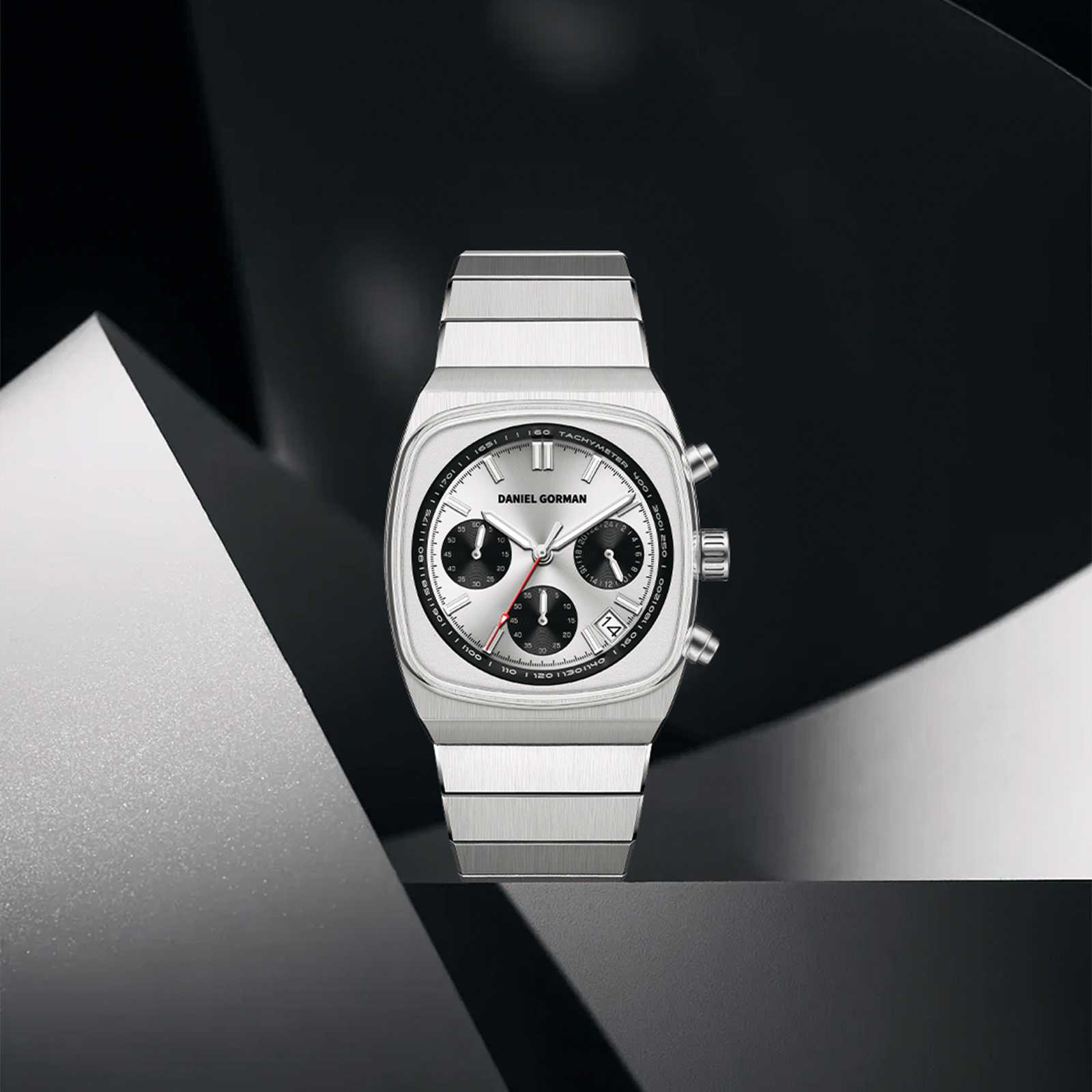 Vintage Square Chronograph DG9008.SS