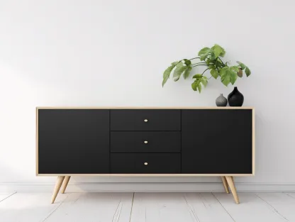 Meuble d'entrée en bois 160x40x75 cm - Noir-Bois naturel - Style contemporain fonctionnel-Pinemybase