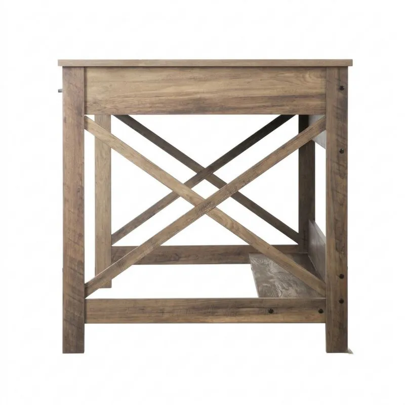 Esstisch rechteckig MDF mit Holzfurnier